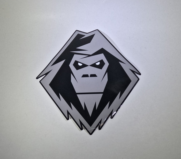 Decal YETI head - Silver