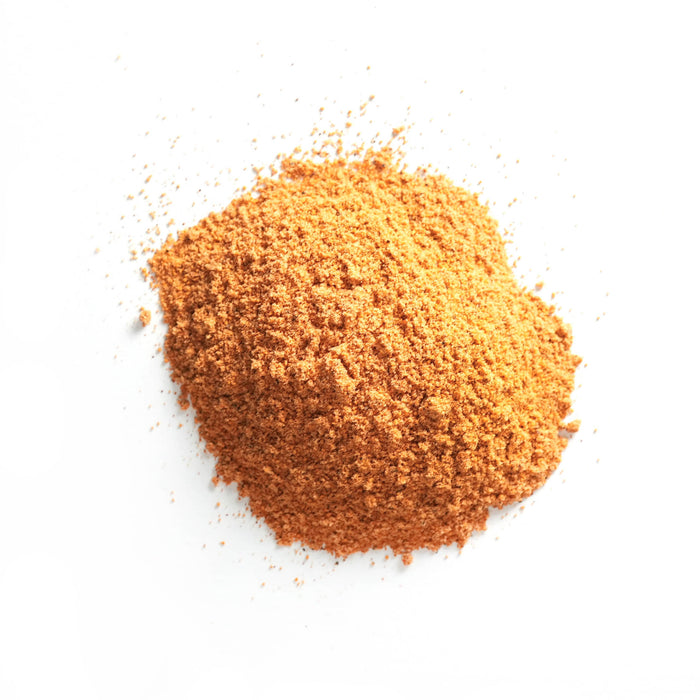Closeup of golden yellow powder