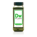 Bottle of Spiceology dill weed whole on a white background