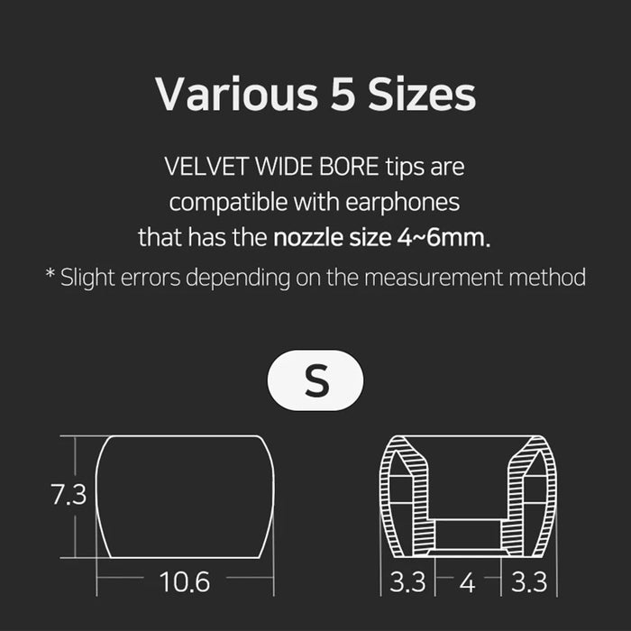 DIVINUS Velvet Wide Bore Silicone Eartips - The Audio Store