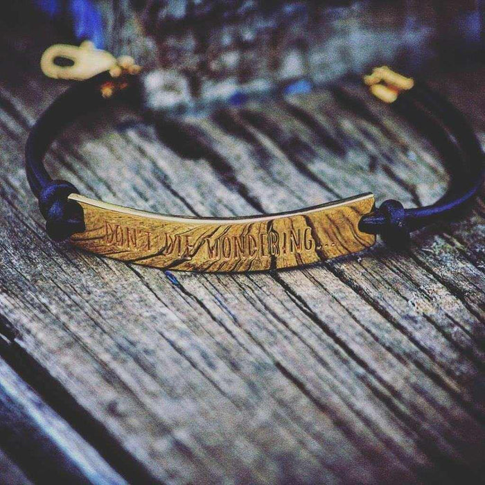 Don't Die Wondering Bracelet - The GLD Shop