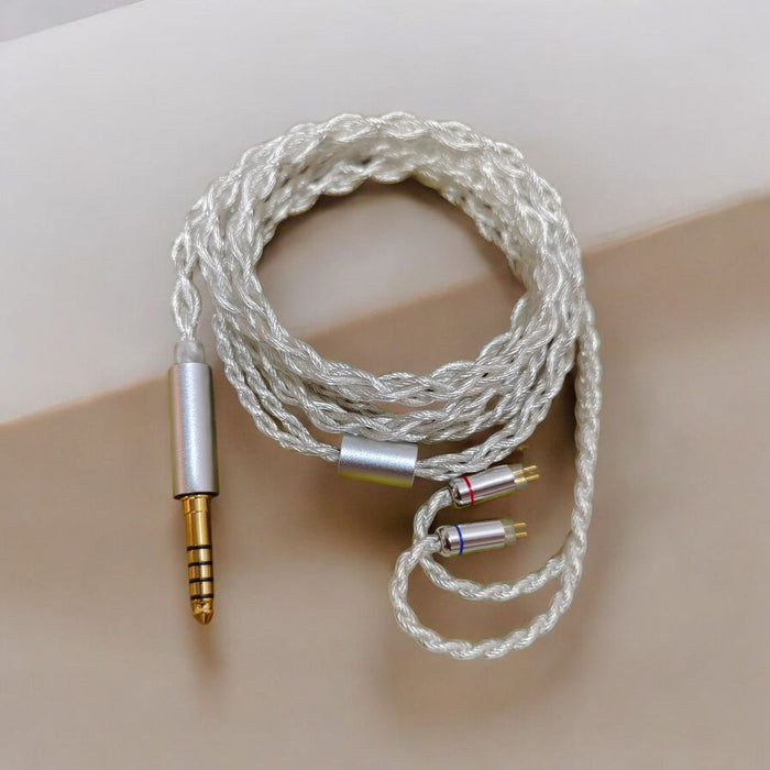 EarAudio NIVEA Pure Silver Balanced Cable For In-Ear Monitors
