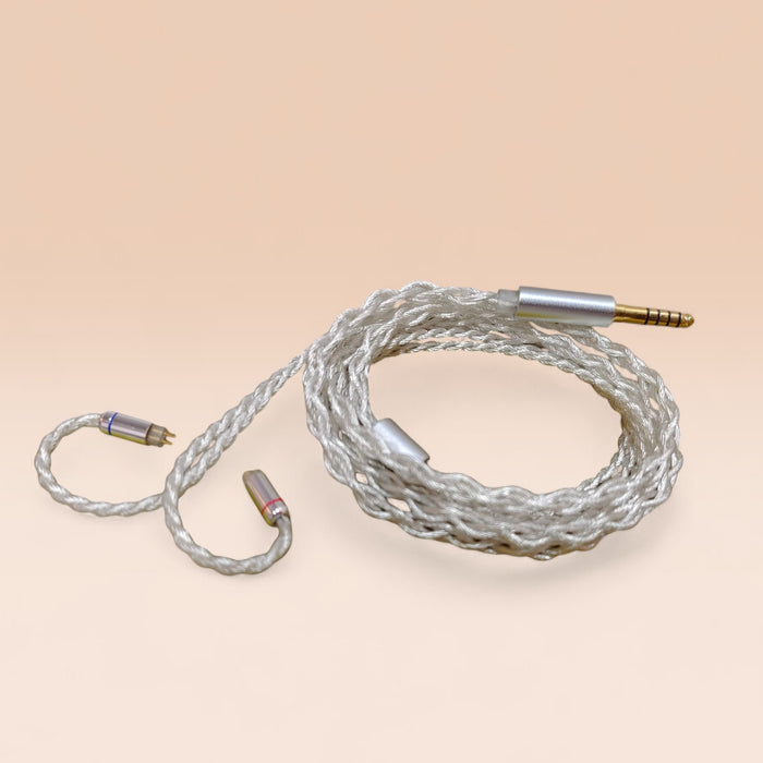 EarAudio NIVEA Pure Silver Balanced Cable For In-Ear Monitors