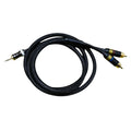EarAudio Premium Dual RCA To 3.5mm Male Interconnects Cable
