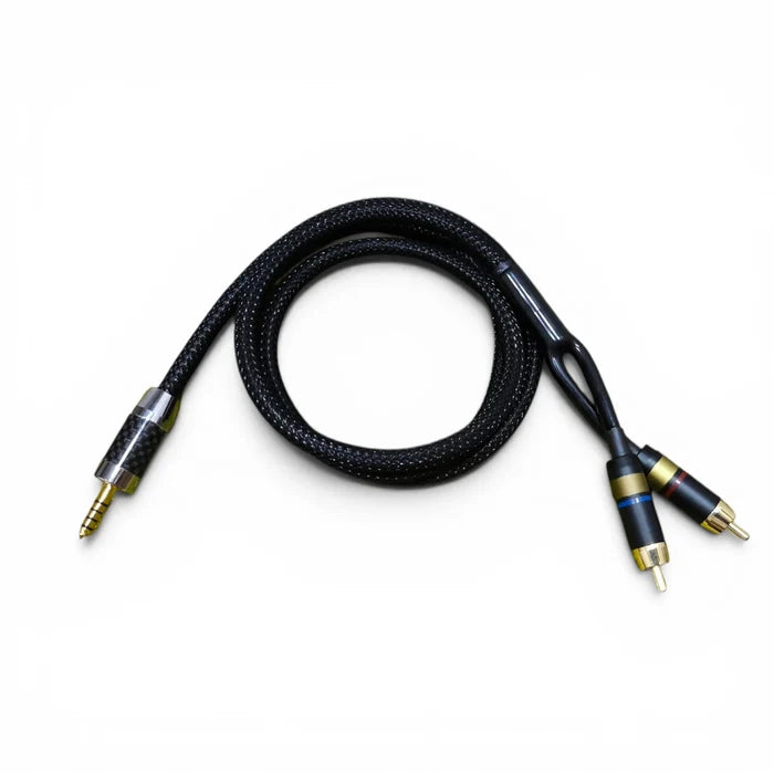EarAudio Premium Dual RCA To 4.4mm Male Interconnects Cable
