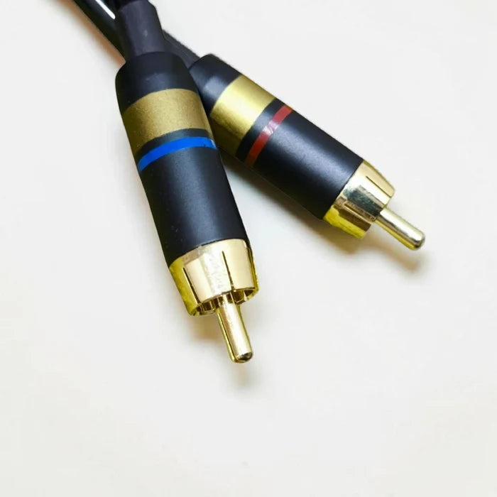 EarAudio Premium Dual RCA To 4.4mm Male Interconnects Cable