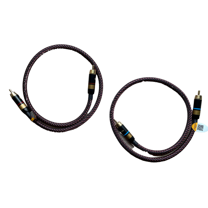 EarAudio Premium RCA Male To RCA Male Interconnects Cable - The Audio Store