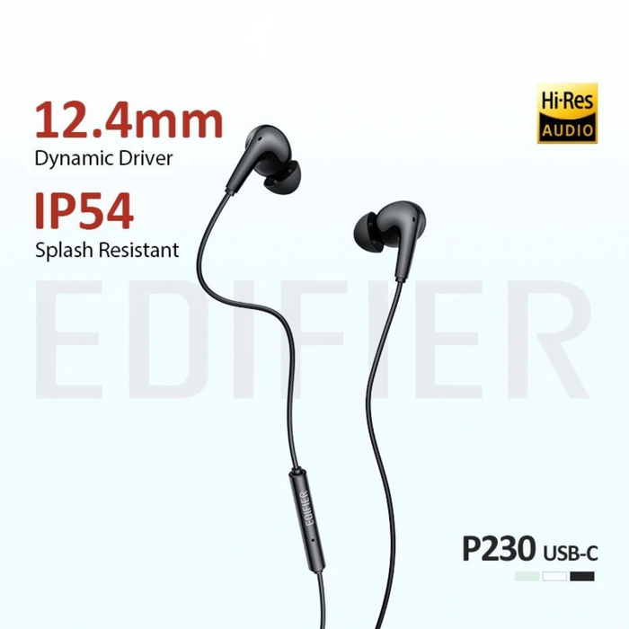 Edifier P230 Earphones With Mic - Type-C Plug