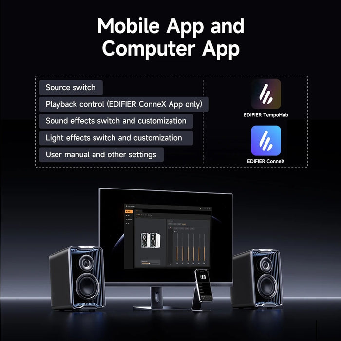 Edifier QR30 2.0 Desktop Active Speaker With Dynamic Light Effects