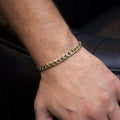 Figaro Link Bracelet in Yellow Gold - 5mm - The GLD Shop