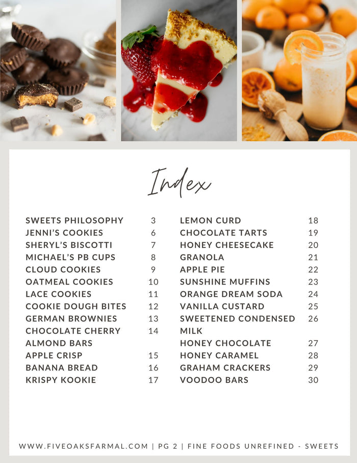 Fine Foods Unrefined - Sweets
