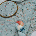 "Forget Me Not" Assigned Pooling Hand-dyed Yarn