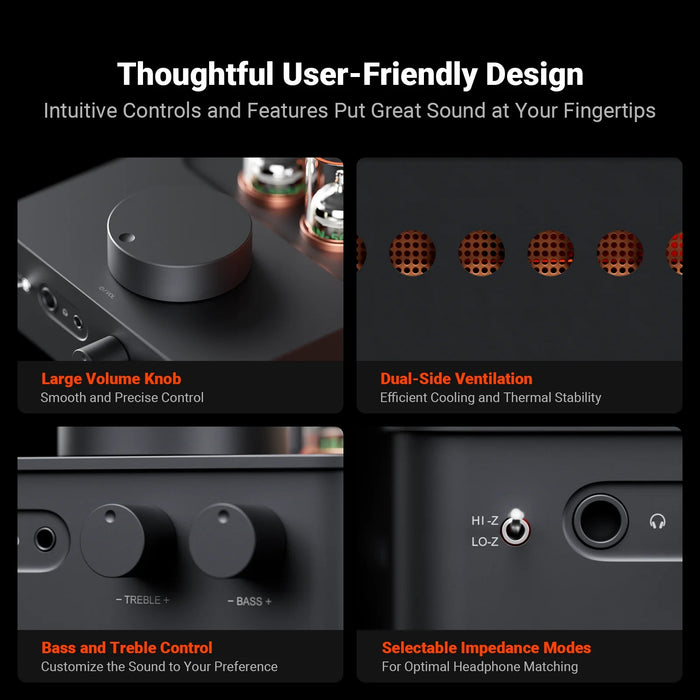 Fosi Audio GR70 Tube Headphone Amp