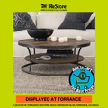 Four Hands Bartlett Round Metal and Reclaimed Coffee Table