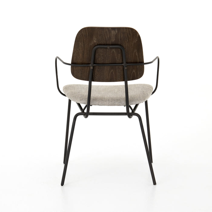 Four Hands Hughes Samuel Dining Chair Gabardine Grey