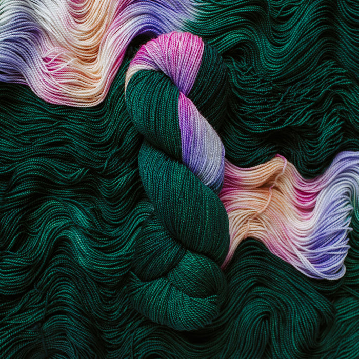 "From Paris With Love" Assigned Pooling Hand-dyed Yarn
