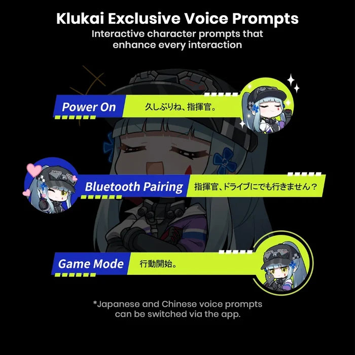 GIRLS' FRONTLINE 2 x MOONDROP KLUKAI Planar Driver True Wireless Earbuds