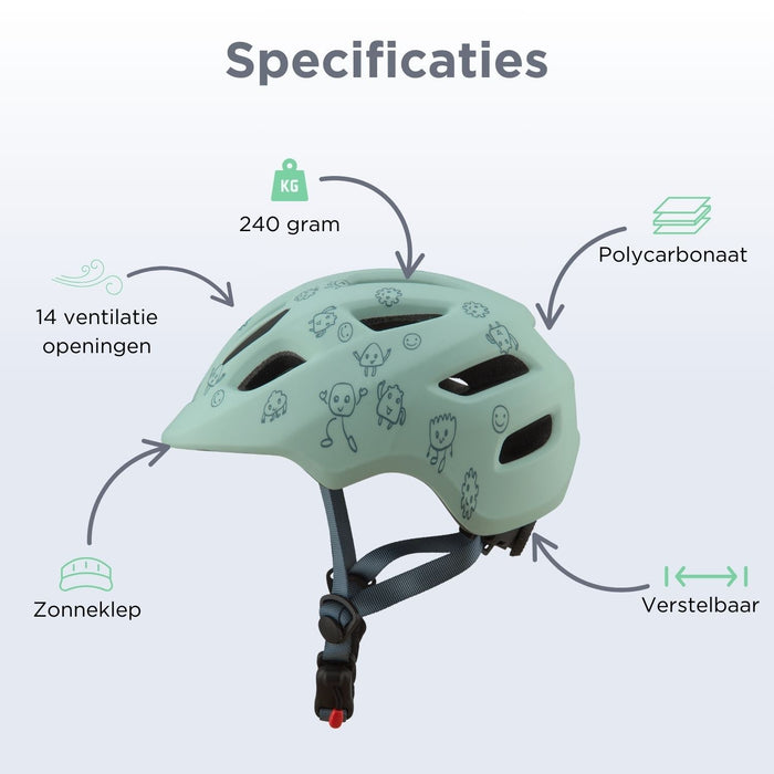 GO - OFF kinderhelm blauw kinderfiets - BikeFlip