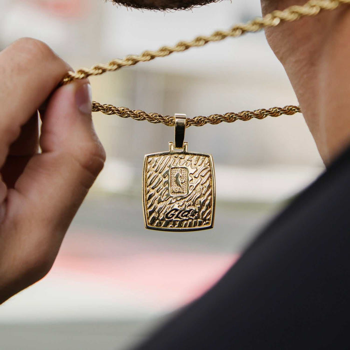Golden State Warriors Championship Pendant - Yellow Gold