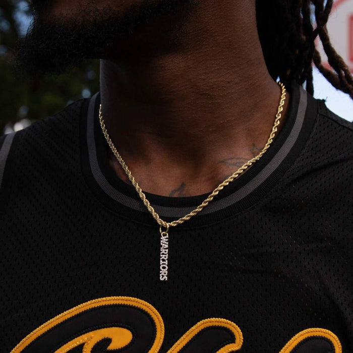 Golden State Warriors Wordmark Pendant
