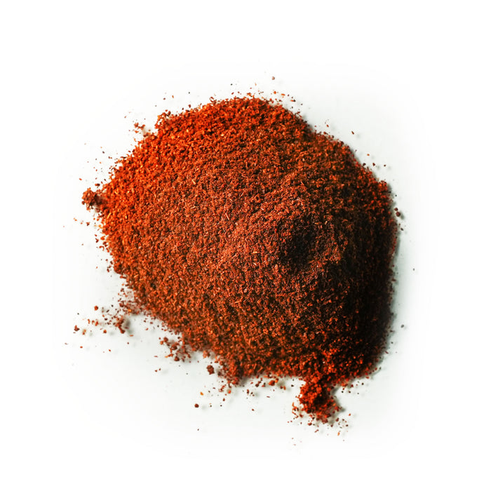 Closeup of dark red spice
