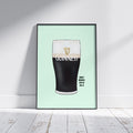 Guinness Pint Print | Split the G, life is all G | Irish Home Decor