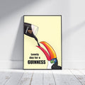 Guinness Toucan Print: Irish Home Decor - Lovely Day for a Guinness