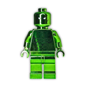 Heroic Minifigs - Silver Sentinel (Green Chrome Variant 1/1)