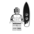 Heroic Minifigs - Silver Sentinel (Silver Chrome Variant 1/8)
