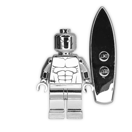 Heroic Minifigs - Silver Sentinel (Silver Chrome Variant 1/8)