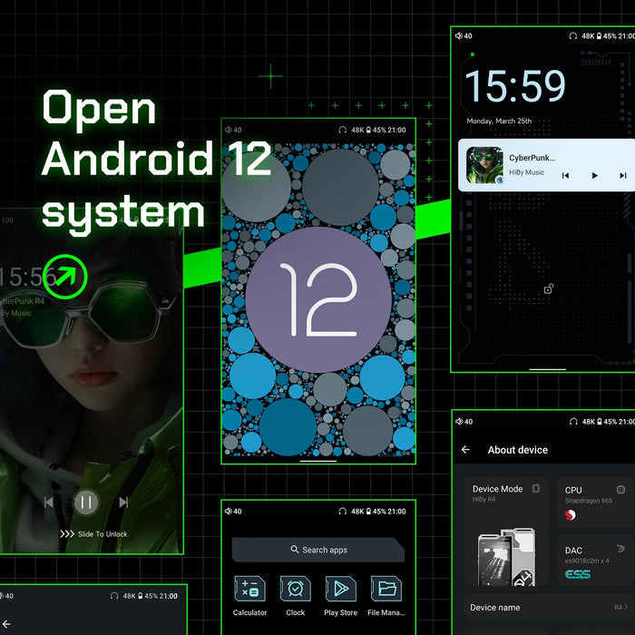 HiBy R4 Hi-Res Portable Music Player