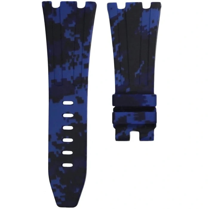 Horus Rubber Strap for AP Royal Oak Offshore 42 - Blue Digi camo