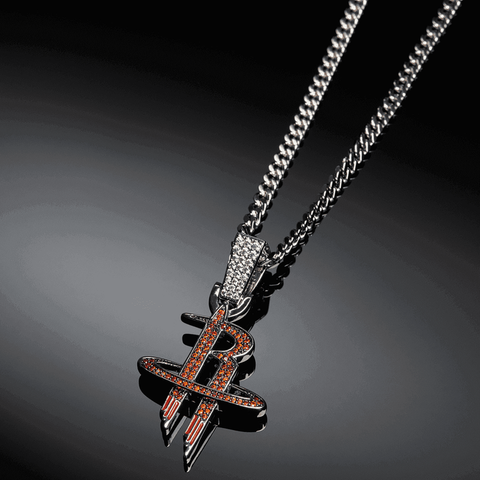 Houston Rockets Pendant in White Gold - The GLD Shop
