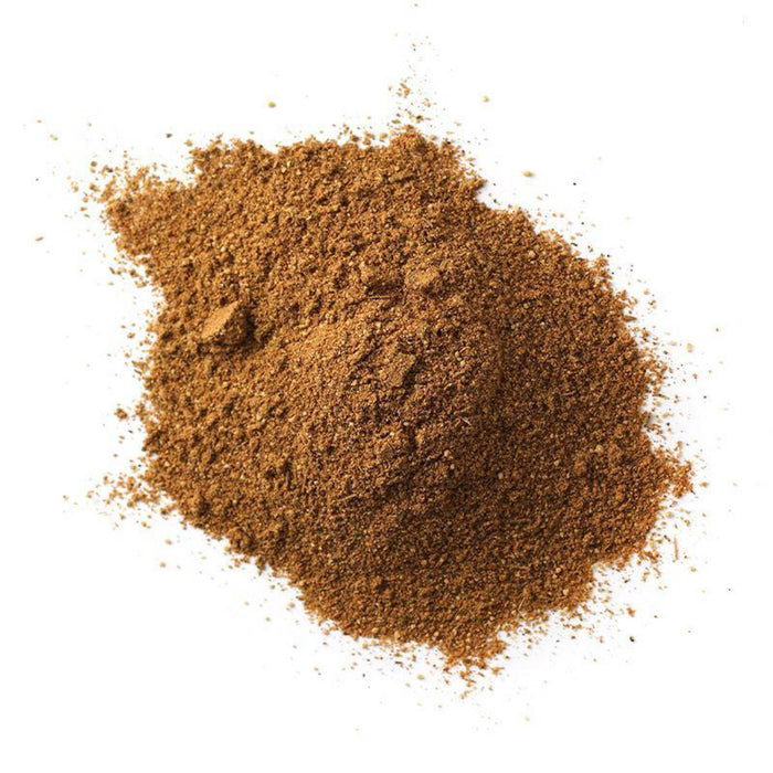 Closeup of light brown granulated powder