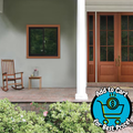 JELD-WEN V-2500 35.5" x 35.5" Left-Handed Black with White Interior Vinyl Sliding Window With Annealed Glass