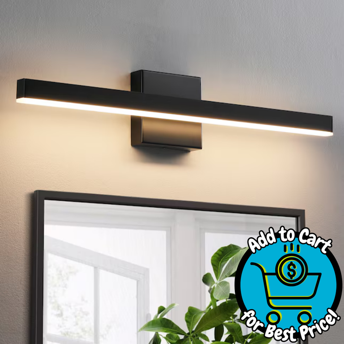 KAISITE 24-in 1-Light Modern Bathroom Light Fixture LED Vanity Light Bar  Wall Sconce