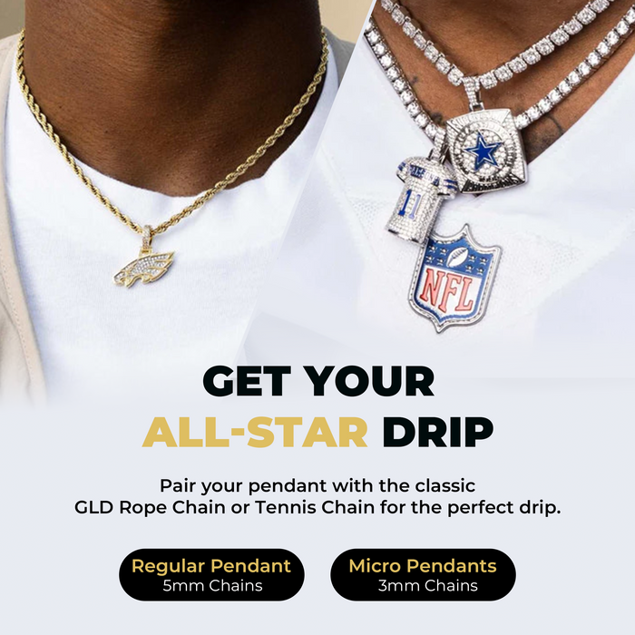 Kansas City Chiefs Official NFL Helmet Pendant