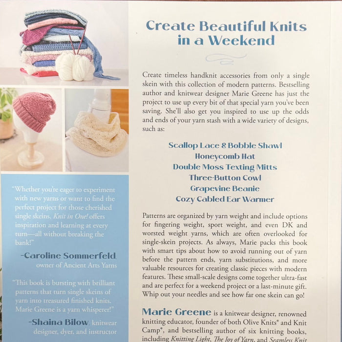 Knit in One Book