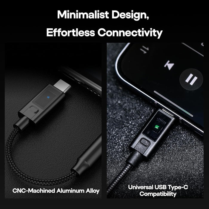 KZ AM02 Portable DAC & AMP With EQ Tuning Switches