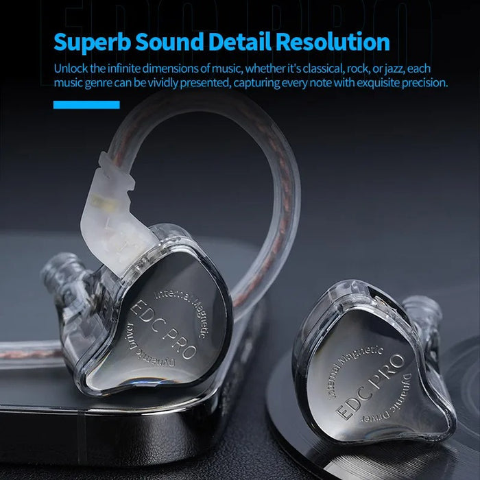 Open Box KZ EDC PRO Wired IEM With Mic - The Audio Store