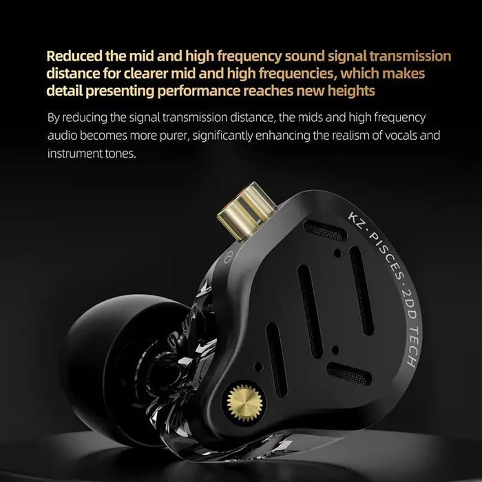 KZ Pisces 2DD IEM With Mic