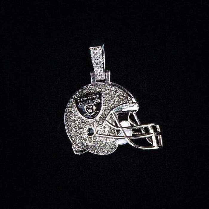 Las Vegas Raiders Helmet Pendant - The GLD Shop
