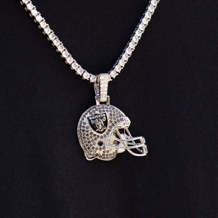 Las Vegas Raiders Helmet Pendant - The GLD Shop