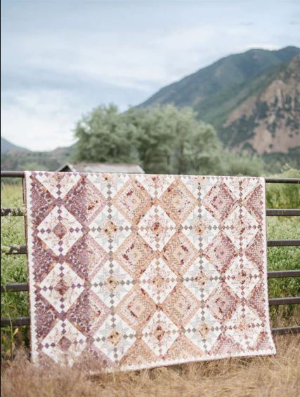 Laura's Log Cabin Quilt Kit Finished Size 84" x 100"