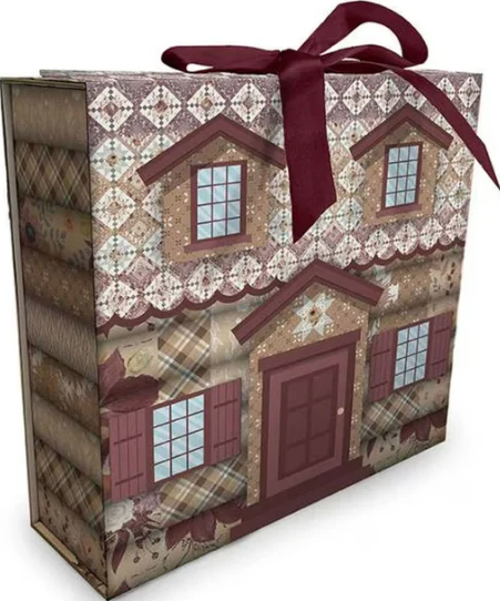 Laura's Log Cabin Quilt Kit Finished Size 84" x 100"