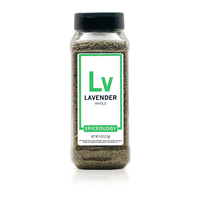 Spiceology lavender whole bottle on a white background