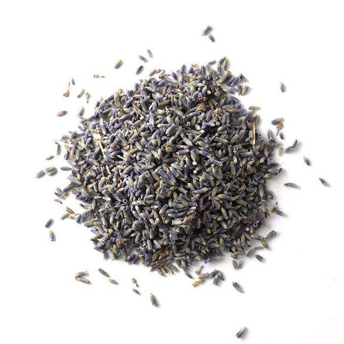 Closeup of light purple lavender flower petals