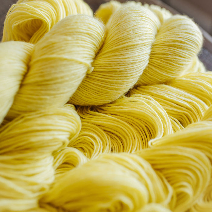 "Lemon Tonic" Hand-dyed Yarn