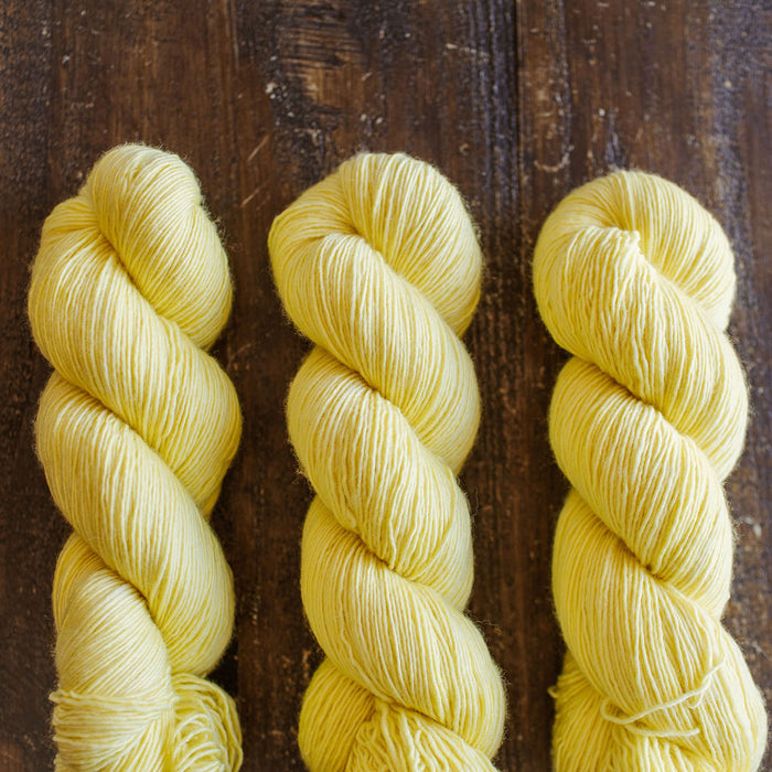 "Lemon Tonic" Hand-dyed Yarn