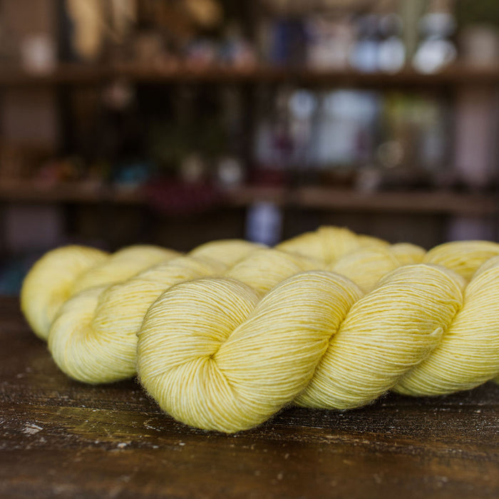 "Lemon Tonic" Hand-dyed Yarn